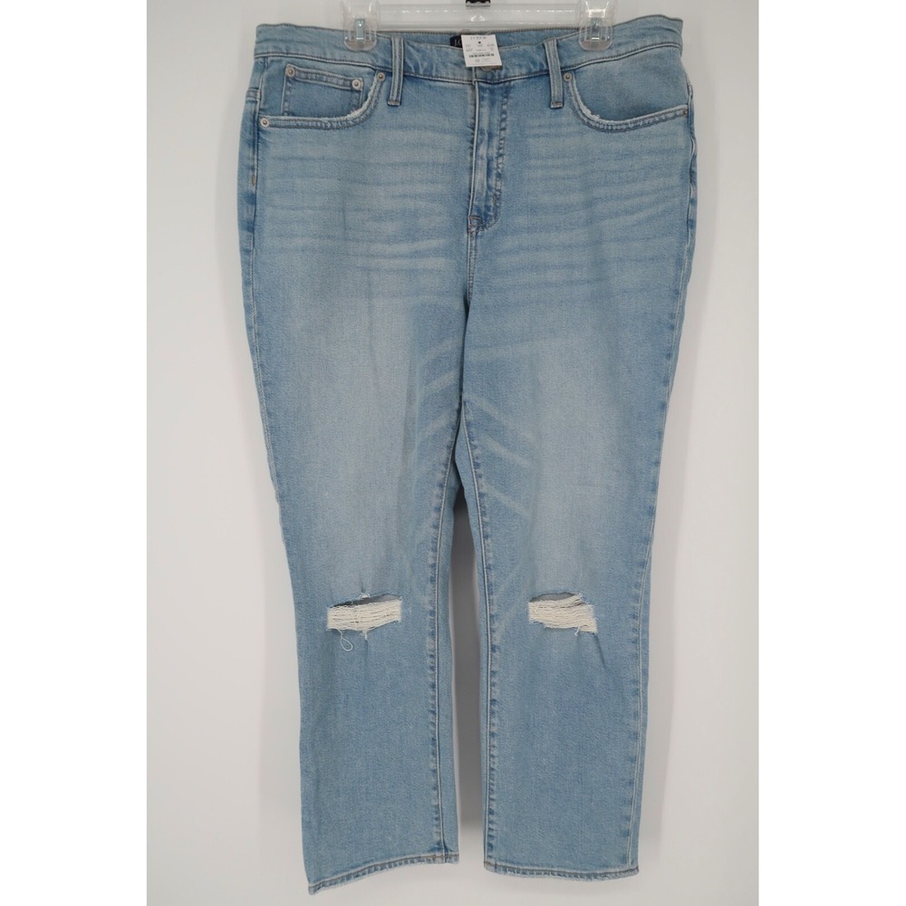 J.Crew Women's Essential Straight Jeans in‎ All Day Stretch BH985 Size 33 NEW